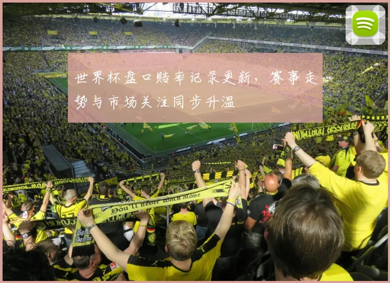 世界杯盘口赔率记录更新，赛事走势与市场关注同步升温